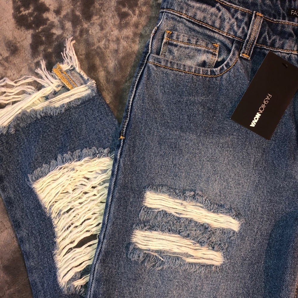 New FashionNova Bennie Boyfriend Jeans